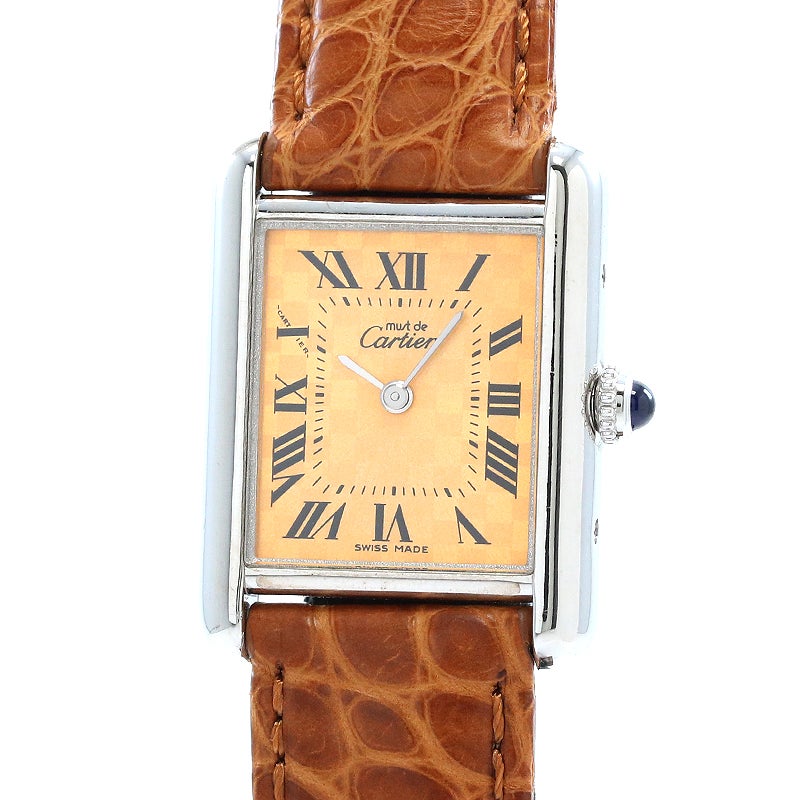 中古】CARTIER MUST TANK SMALL MODEL 2003 CHRISTMAS LIMITED