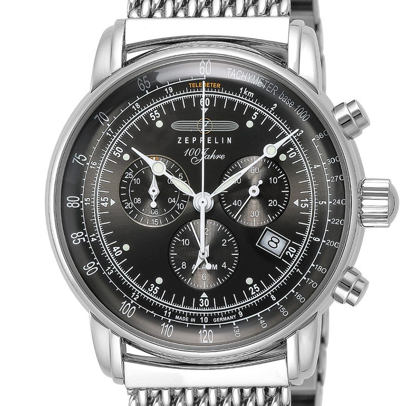 ZEPPELIN 100周年記念 限定モデル クロノグラフ 8680M-6 ツェッペリン
