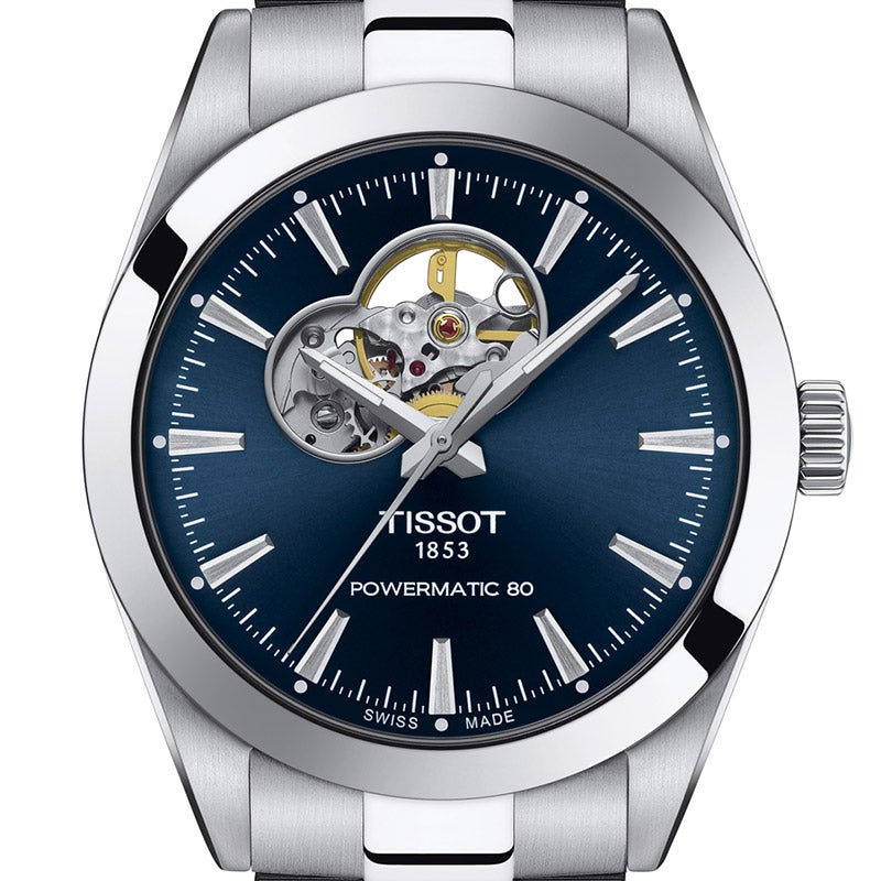 TISSOT Gentleman Automatic Open heart ティソ ジェントルマン