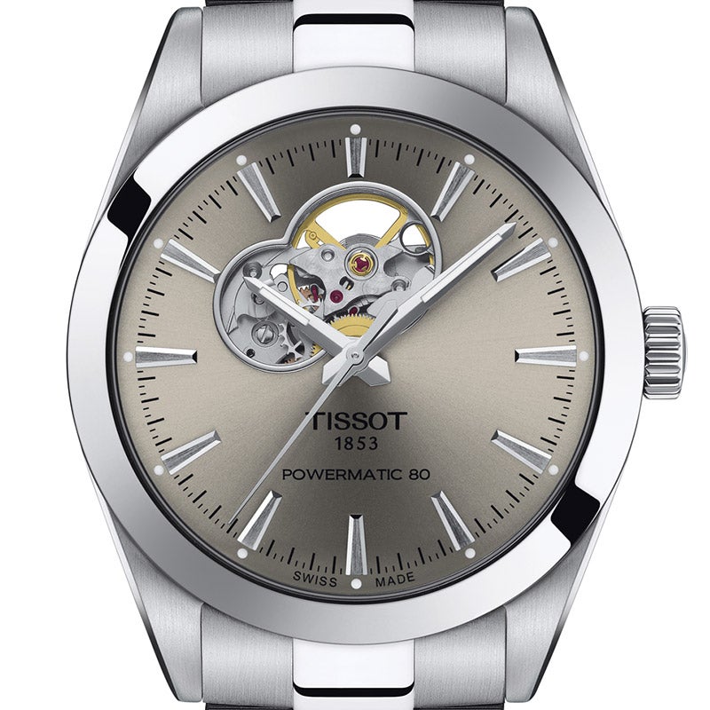 TISSOT Gentleman Automatic Open heart ティソ ジェントルマン