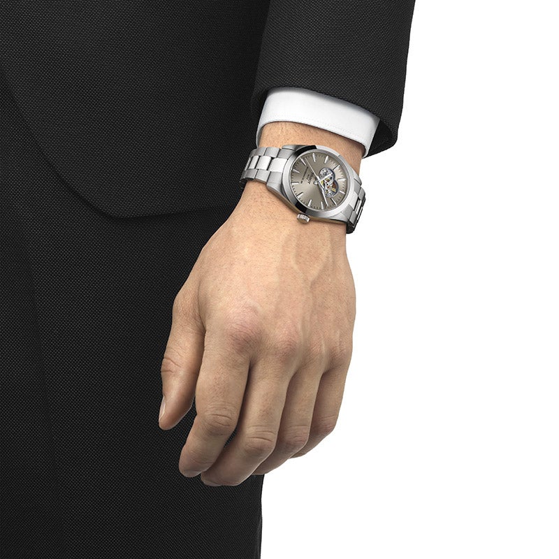 TISSOT Gentleman Automatic Open heart ティソ ジェントルマン