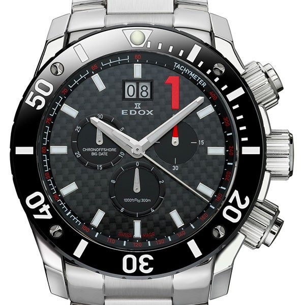 EDOX CHRONOFFSHORE-1 ビッグデイト 腕時計 EDOX CLASS-1 CHRONOFFSHORE-1 BIG DATE エドックス クラスワン クロノ