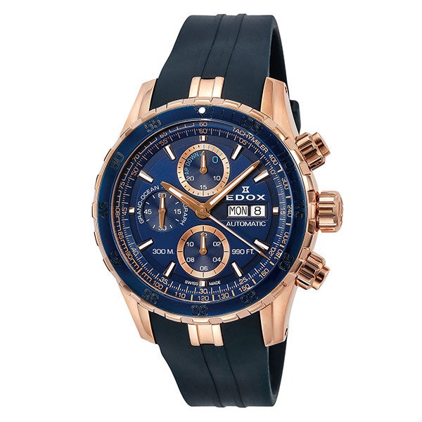 EDOX GRAND OCEAN CHRONOGRAPH AUTOMATIC エドックス  グランドオーシャン クロノグラフ オートマチック 01123-37RBU5-BUIR5