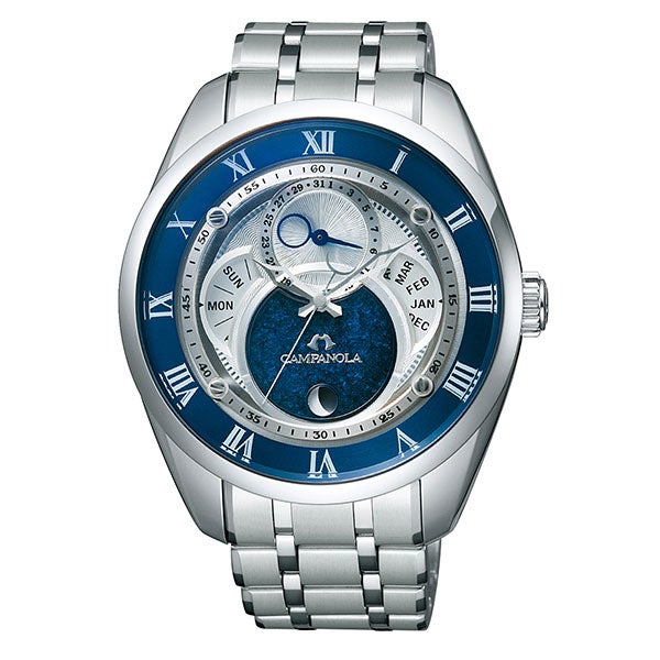 CAMPANOLA ECO-DRIVE カンパノラ フレキシブルソーラー 紺瑠璃（こん