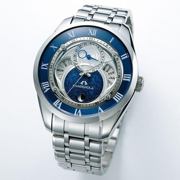 CAMPANOLA ECO-DRIVE カンパノラ フレキシブルソーラー 紺瑠璃（こん