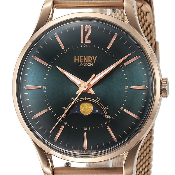 HENRY LONDON ヘンリーロンドン ストラトフォード ムーンフェイズ 34mm