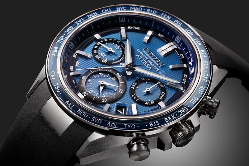 ATTESA Eco-Drive Radio Double Controlled Watch ACT Line アテッサ 