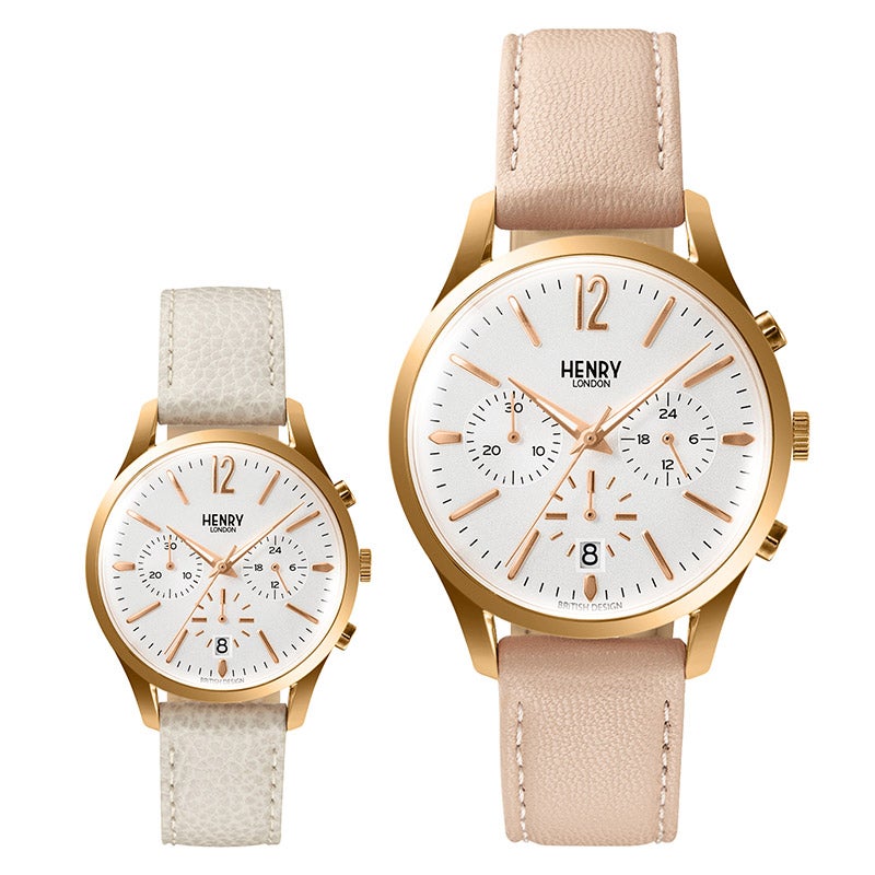 HENRY LONDON ヘンリーロンドン アップルレザー 39mm HL39-CS-0442-AL