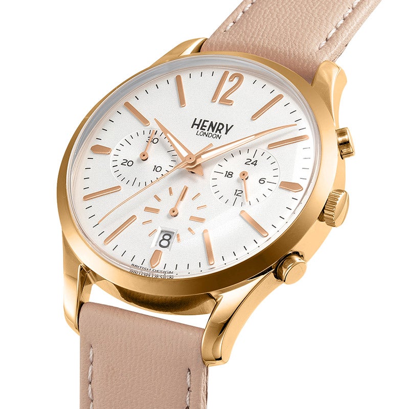 HENRY LONDON ヘンリーロンドン アップルレザー 39mm HL39-CS-0442-AL