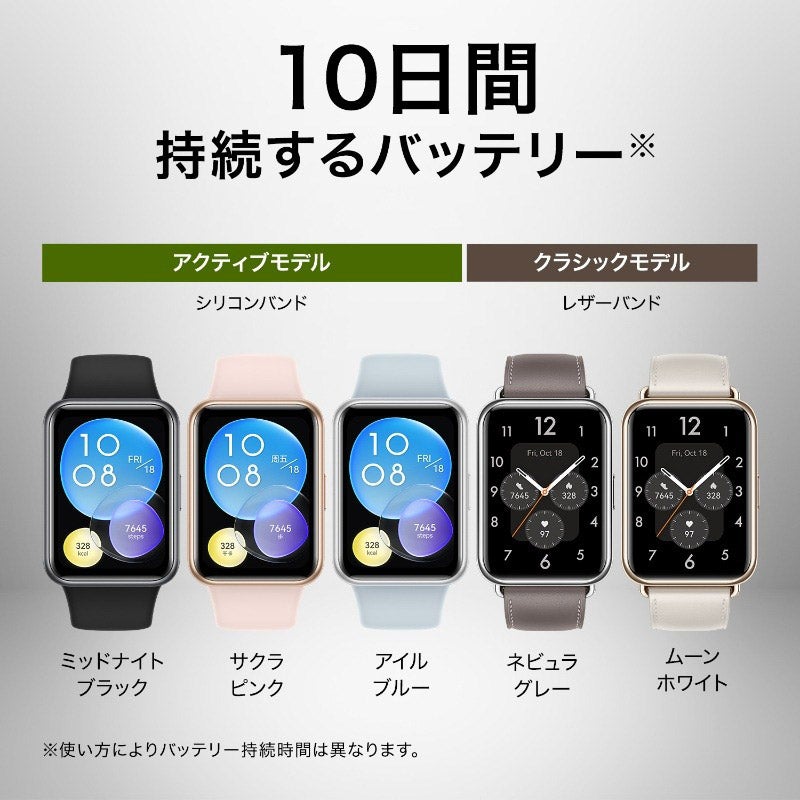 HUAWEI WATCH FIT 2 ファーウェイ ウォッチ フィット 2 YDA-B19V-GRY