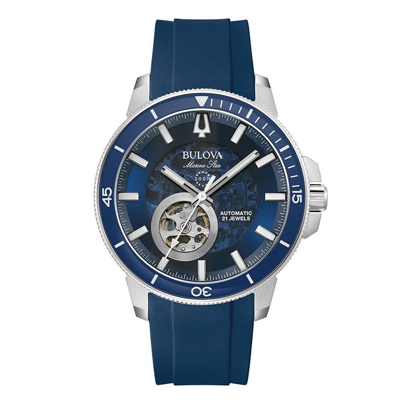 ブローバBULOVA メンズ 自動巻き マリンスター 96A303 腕時計 BULOVA Marine Star ブローバ マリンスター 96A303｜正規取り扱い