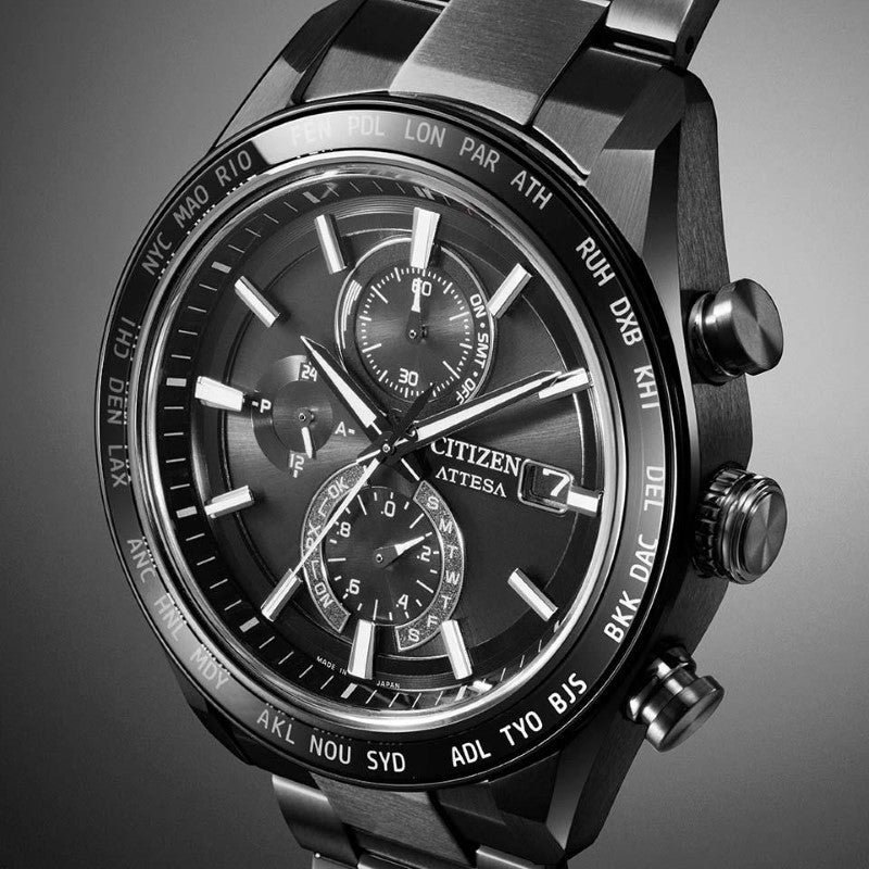 CITIZEN ATTESA ACT Line Black Titanium Series シチズン アテッサ