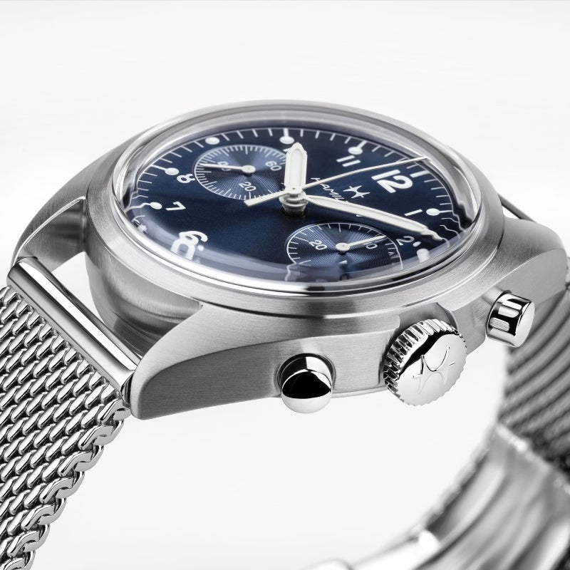 HAMILTON KHAKI AVIATION PILOT PIONEER MECHANICAL CHRONO ハミルトン
