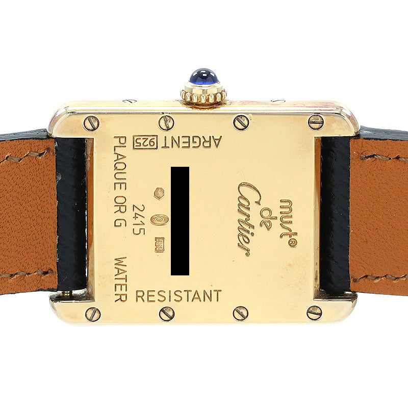 中古】CARTIER MUST TANK SMALL MODEL VERMEIL カルティエ マスト