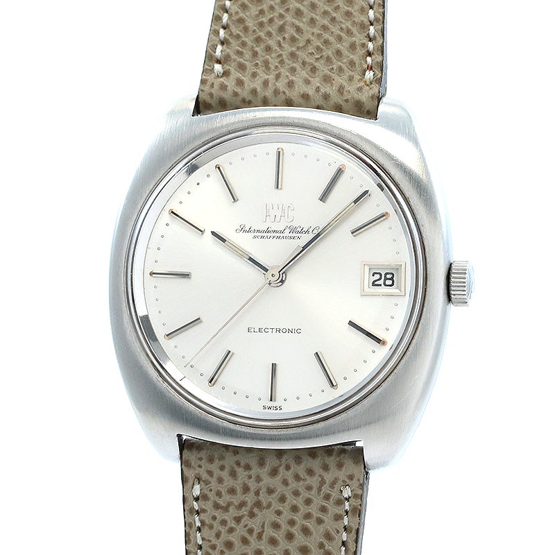 アイダブリューシー 【IWC】 エレクトロニック カレンダー 3402 メンズ シルバー ステンレススティール 腕時計 時計 ELECTRONIC CALENDAR TUNING FORK WATCH SILVER SS 【中古】 中古】IWC ELECTRONIC CALENDAR TUNING FORK WATCH アイ・ダブリュー