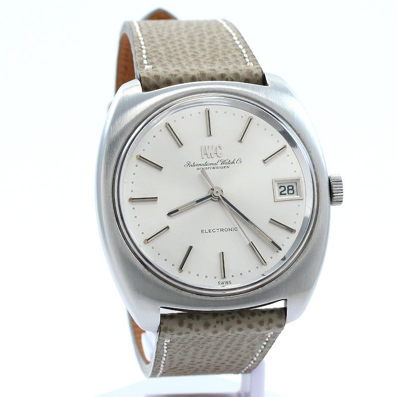 中古】IWC ELECTRONIC CALENDAR TUNING FORK WATCH アイ・ダブリュー