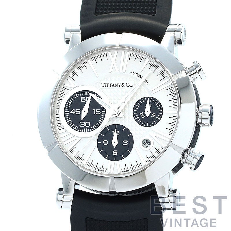 中古】TIFFANY & CO. ATLAS GENT CHRONOGRAPH ティファニー アトラス
