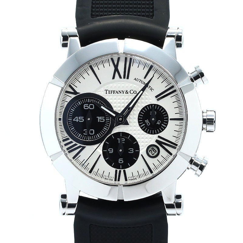 中古】TIFFANY & CO. ATLAS GENT CHRONOGRAPH ティファニー アトラス