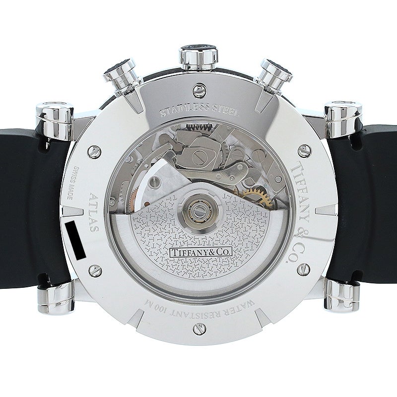 中古】TIFFANY & CO. ATLAS GENT CHRONOGRAPH ティファニー アトラス