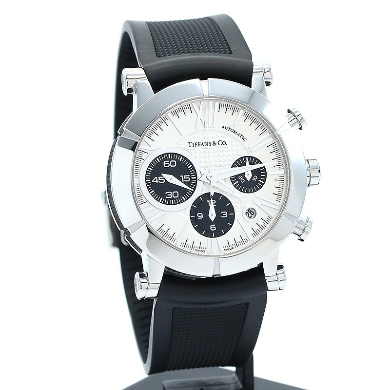 中古】TIFFANY & CO. ATLAS GENT CHRONOGRAPH ティファニー アトラス