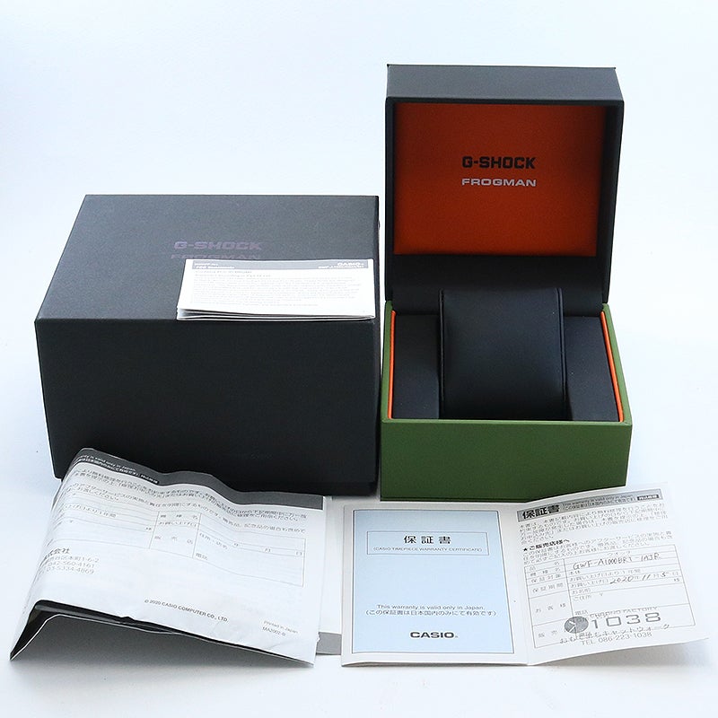 中古】CASIO G-SHOCK FROGMAN BORNEO RAINBOW TOAD カシオ Gショック