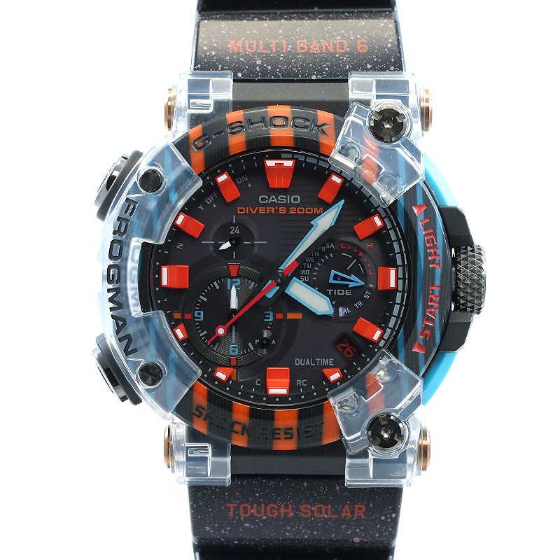 【中古】CASIO G-SHOCK FROGMAN 30TH ANNIVERSARY POISON DART FROG カシオ Gショック フロッグマン 30周年記念 ヤドクガエル GWF-A1000APF-1AJR