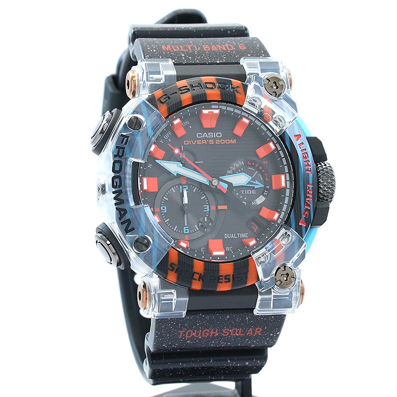 【中古】CASIO G-SHOCK FROGMAN 30TH ANNIVERSARY POISON DART FROG カシオ Gショック フロッグマン 30周年記念 ヤドクガエル GWF-A1000APF-1AJR