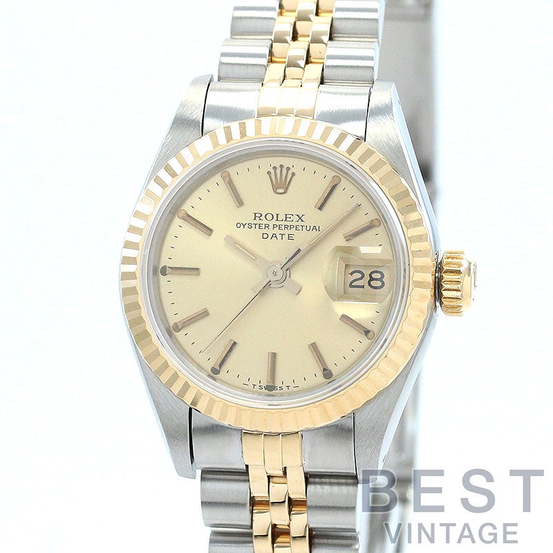 中古】ROLEX OYSTER PERPETUAL DATE LADY 26 ロレックス オイスター