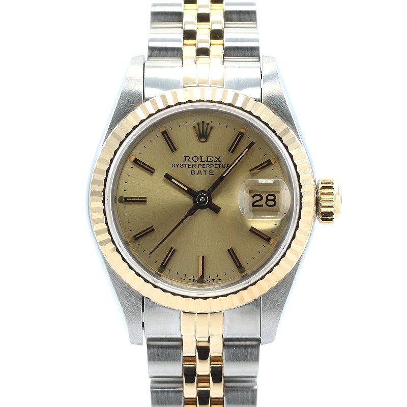 中古】ROLEX OYSTER PERPETUAL DATE LADY 26 ロレックス オイスター