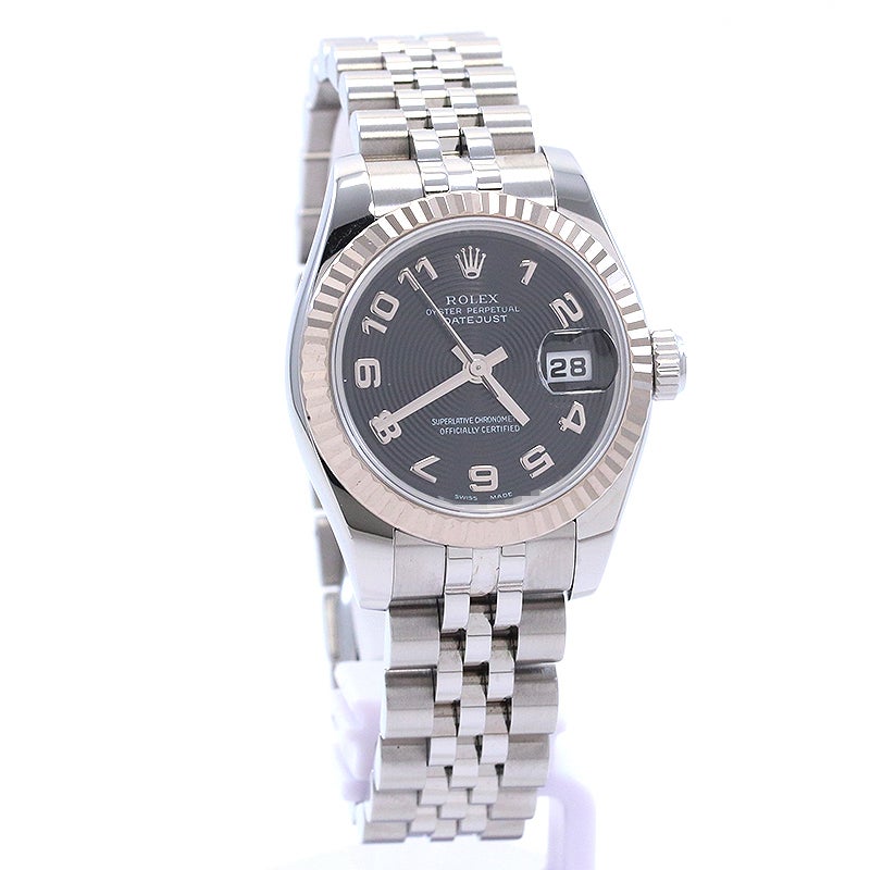 な*こ様 ROLEX OYSTER PERPETUAL 179174 保証書 中古】ROLEX OYSTER PERPETUAL DATEJUST ロレックス オイスター