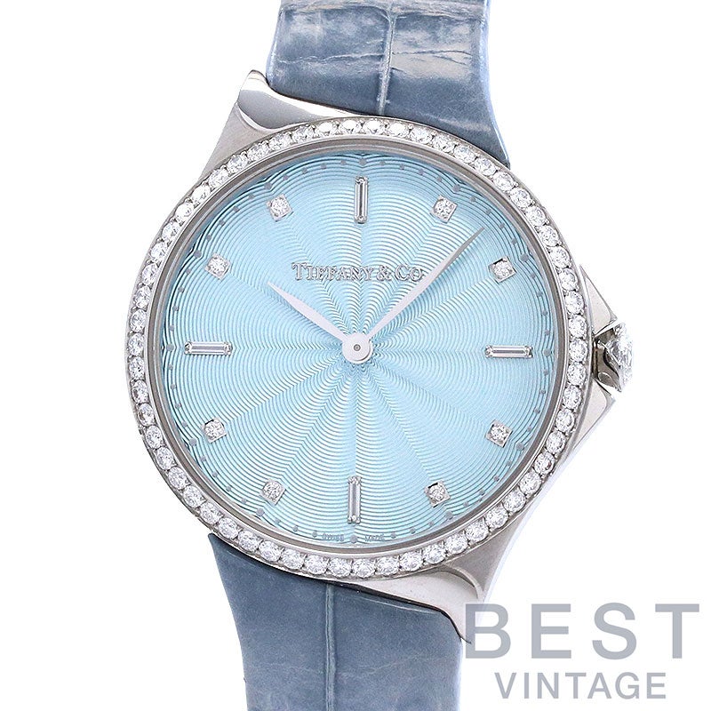 中古】TIFFANY & CO. TIFFANY METRO 2-HAND 28MM ティファニー