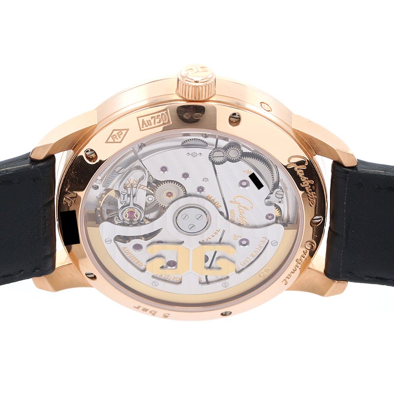 中古】GLASHUTTE ORIGINAL SENATOR PANORAMA DATE MOON PHASE グラス