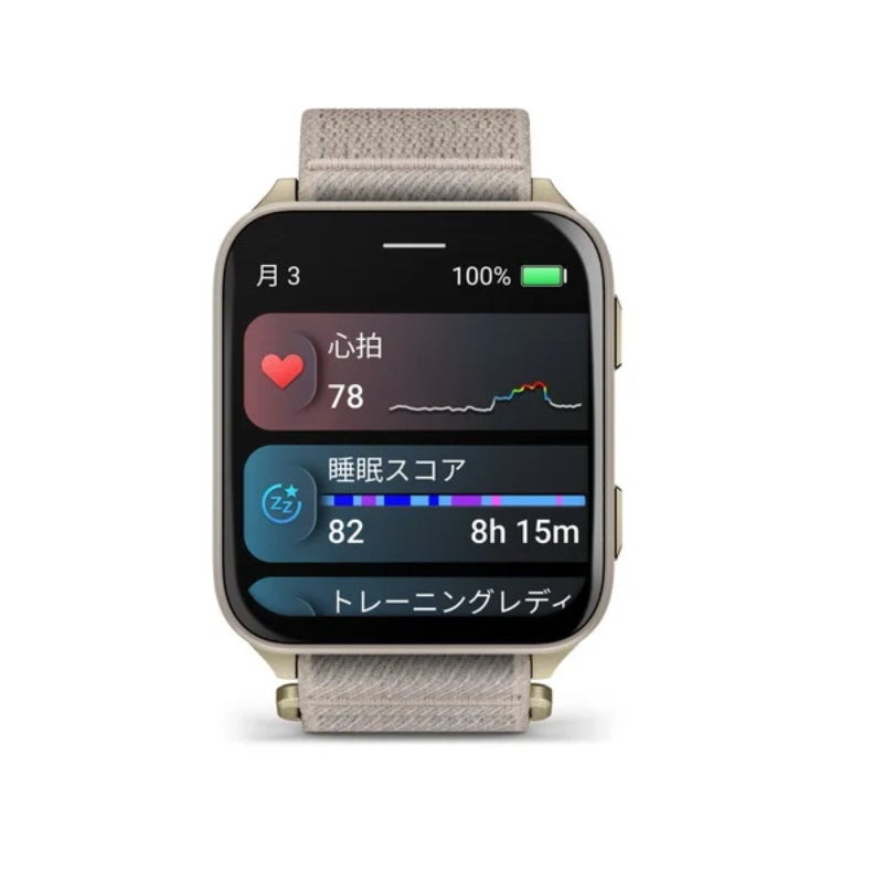 GARMIN Venu X1 French Gray ガーミン ベニュー X1 ブラック フレンチグレー 010-02980-32