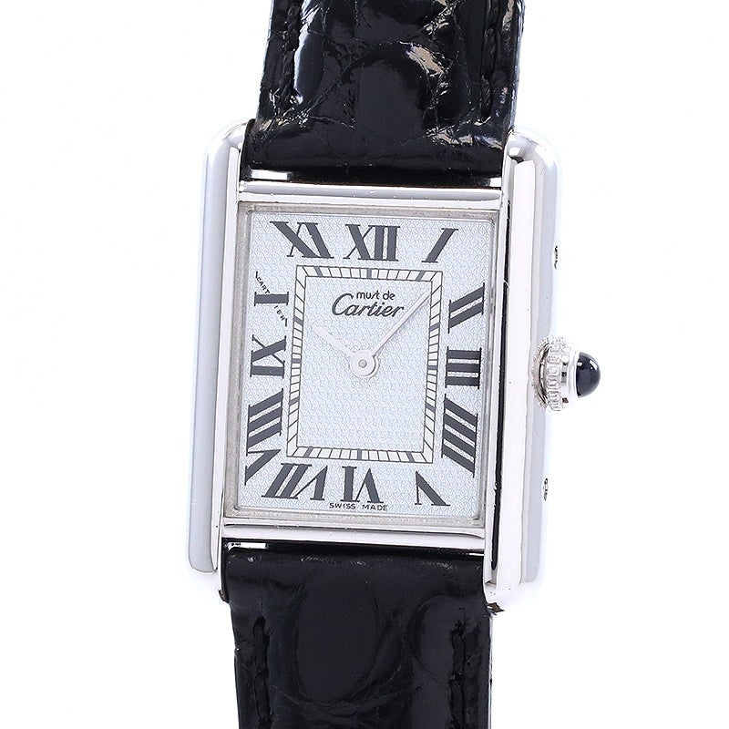 中古】CARTIER MUST TANK SMALL MODEL カルティエ マストタンク SM 