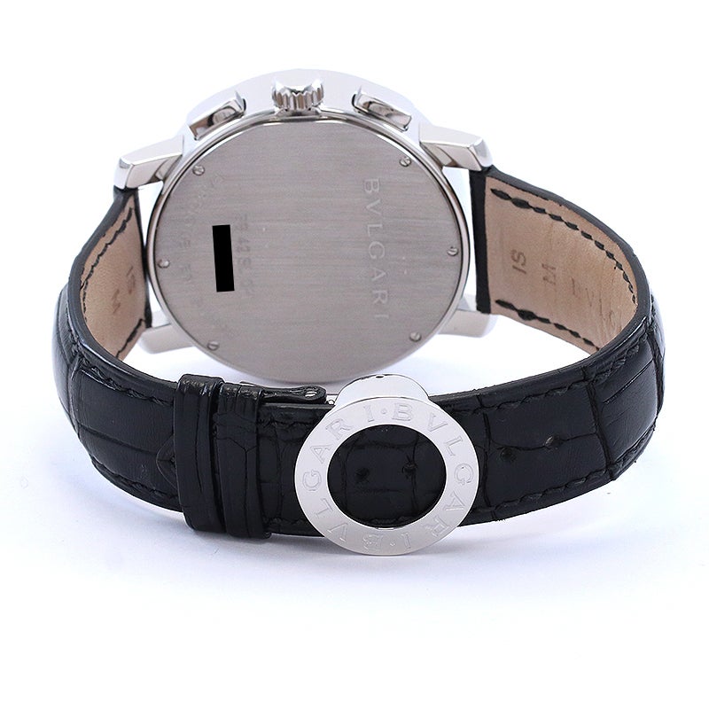 【中古】BVLGARI BVLGARI BVLGARI CHRONOGRAPH 42MM ブルガリ ブルガリ・ブルガリ クロノグラフ 42MM BB42C3SLDCH (BB42SLCH)