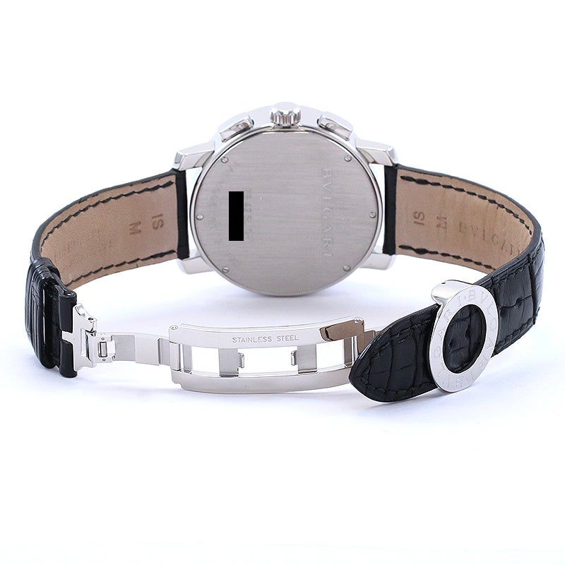 【中古】BVLGARI BVLGARI BVLGARI CHRONOGRAPH 42MM ブルガリ ブルガリ・ブルガリ クロノグラフ 42MM BB42C3SLDCH (BB42SLCH)