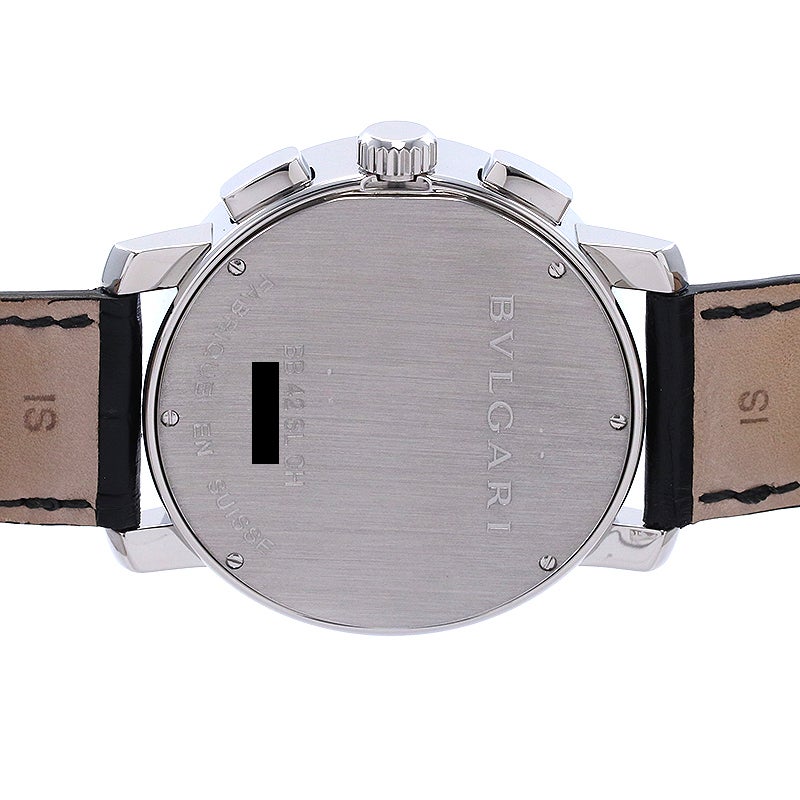 【中古】BVLGARI BVLGARI BVLGARI CHRONOGRAPH 42MM ブルガリ ブルガリ・ブルガリ クロノグラフ 42MM BB42C3SLDCH (BB42SLCH)