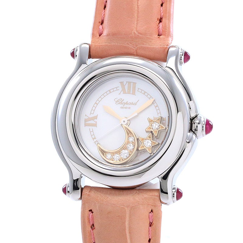 【中古】CHOPARD HAPPY SPORTS MOON & STAR ショパール ハッピースポーツ ムーン&スター 27/8245/21/42S（27/8245-21）