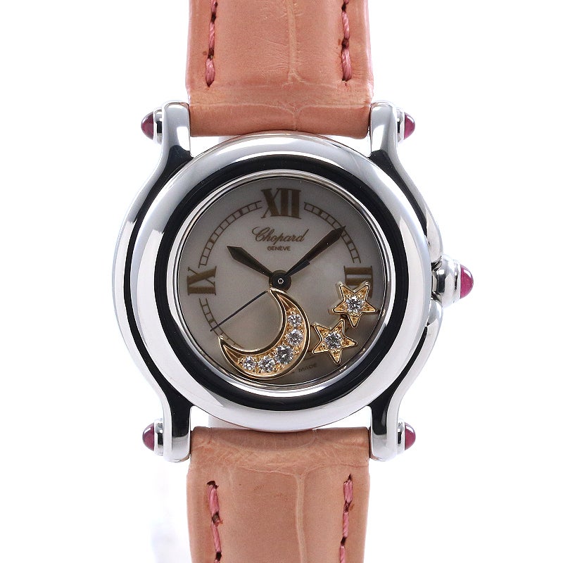 【中古】CHOPARD HAPPY SPORTS MOON & STAR ショパール ハッピースポーツ ムーン&スター 27/8245/21/42S（27/8245-21）