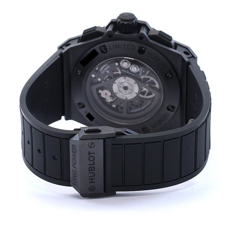 中古】HUBLOT KING POWER UNICO ALL BLACK ウブロ キングパワー ウニコ