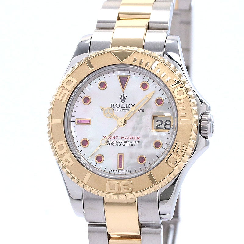中古】ROLEX YACHT-MASTER 35 ロレックス ヨットマスター 35 68623NGR