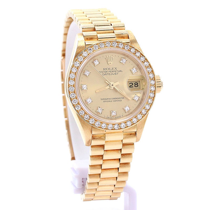 【中古】ROLEX OYSTER PERPETUAL LADY DATE JUST 26 ロレックス オイスター パーペチュアル レディ デイトジャスト 26 69138G