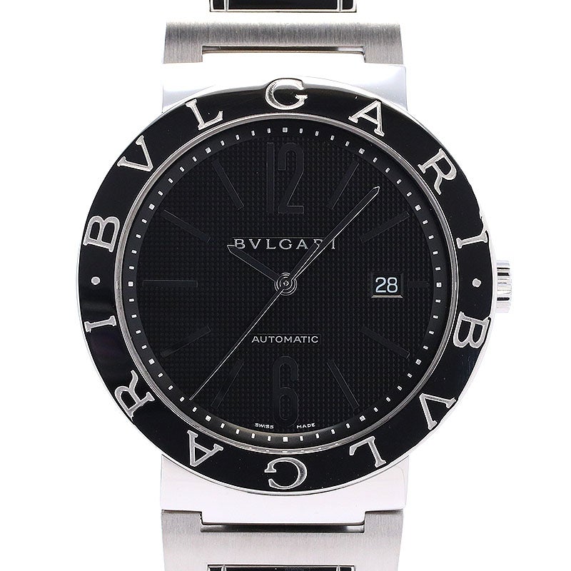 ブルガリ ブルガリブルガリ ウォッチ 42mm オートマチック Bvlgari Bvlgari BB42SS/BB42BSSD/N 箱 保証書 SS メンズ時計 ブラック 仕上げ済 美品 【中古】 中古】BVLGARI BVLGARI BVLGARI AUTOMATIC 42MM ブルガリ ブルガリ