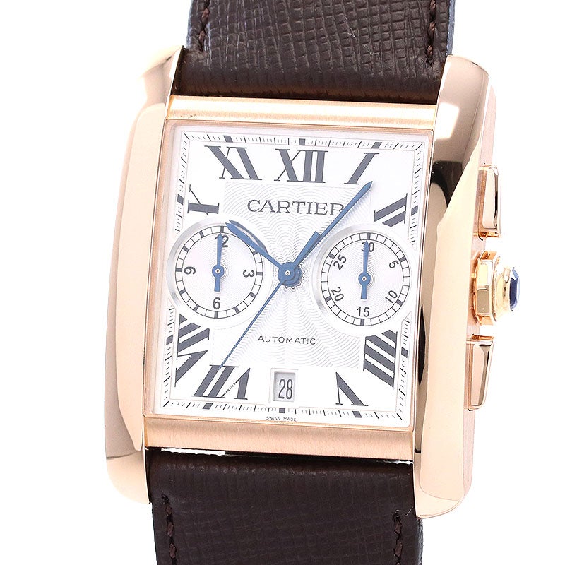 中古】CARTIER TANK MC LARGE MODEL CHRONOGRAPH カルティエ タンク MC