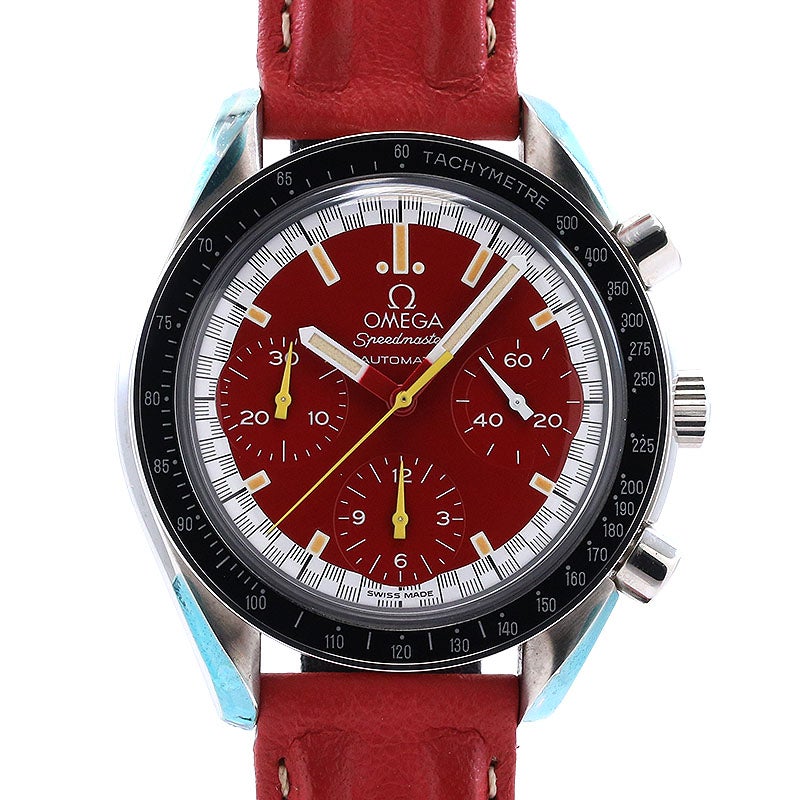 中古】OMEGA SPEEDMASTER REDUCED RACING MICHAEL SCHUMACHER オメガ
