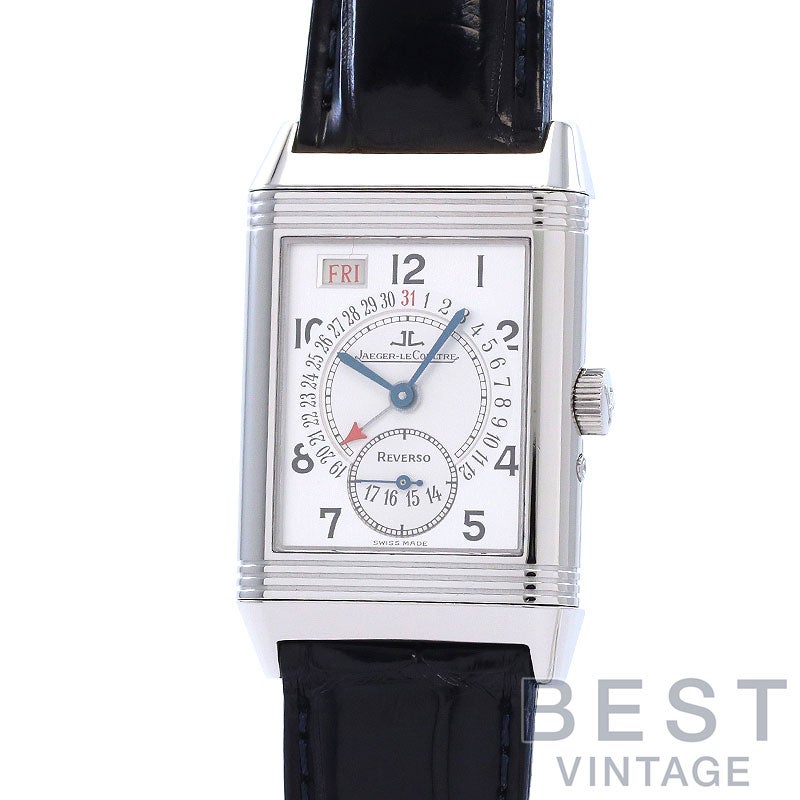 【OH済】 ジャガールクルト 【JAEGER-LECOULTRE】 ヴィンテージ メカニカル ラウンドシェイプ ウォッチ 602522(6025 22) レディース ブルー K18ホワイトゴールド 腕時計 時計 VINTAGE MECHANICAL ROUND SHAPE WATCH BLUE K18WG JL【中古】 Jaeger-LeCoultre - 【OH済】 ジャガールクルト 【JAEGER-LECOULTRE