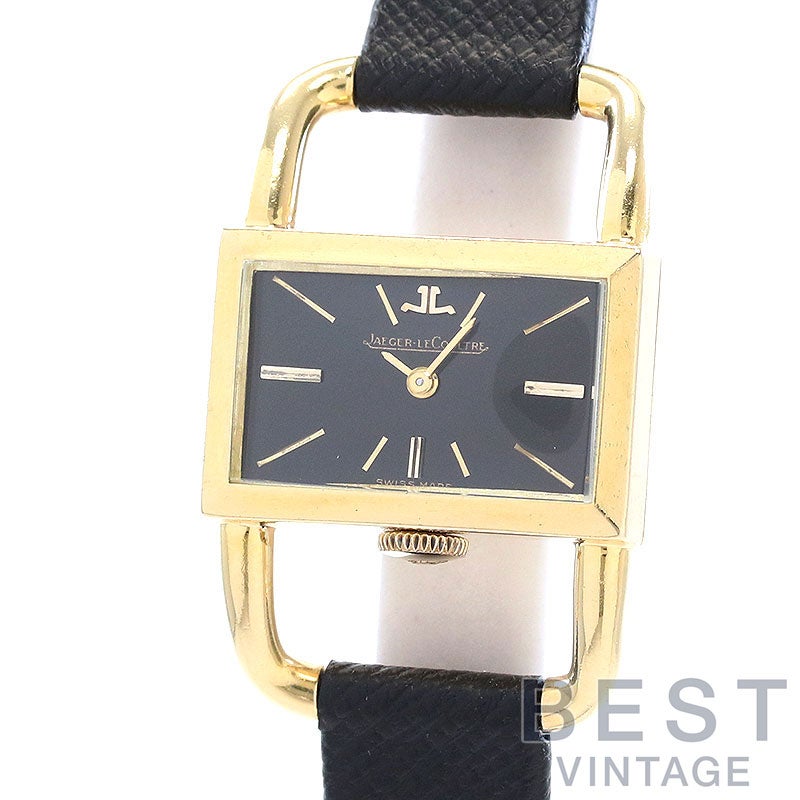 【OH済】 ジャガールクルト 【JAEGER-LECOULTRE】 エトリエ ドライバーズウォッチ 1671 レディース ブラック K18イエローゴールド 腕時計 時計 ETRIER D'S WATCH BLACK K18YG JL【中古】 中古】JAEGER-LECOULTRE ETRIER DRIVER'S WATCH ジャガー・ルクルト
