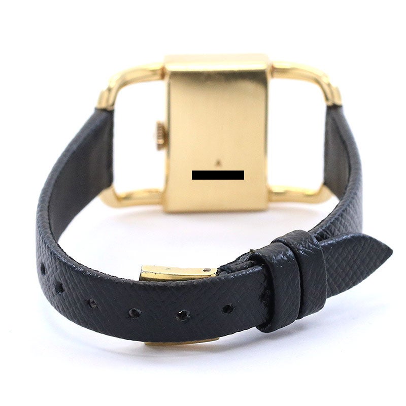 【OH済】 ジャガールクルト 【JAEGER-LECOULTRE】 エトリエ ドライバーズウォッチ 1671 レディース ブラック K18イエローゴールド 腕時計 時計 ETRIER D'S WATCH BLACK K18YG JL【中古】 中古】JAEGER-LECOULTRE ETRIER DRIVER'S WATCH ジャガー・ルクルト