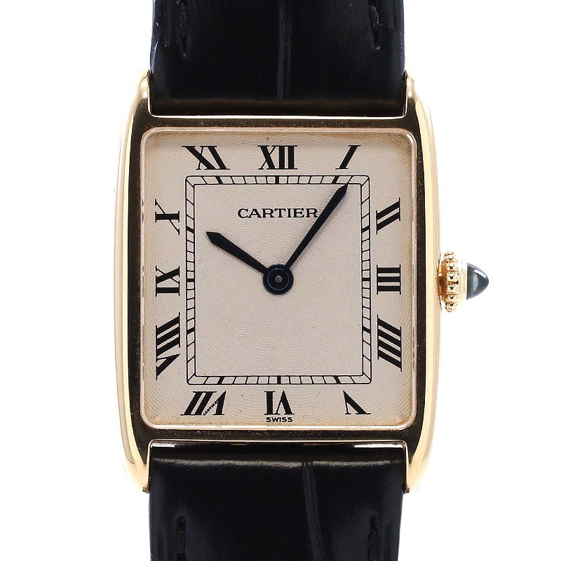 【中古】CARTIER TANK ARRONDIE / TANK ELLIPSE LARGE MODEL カルティエ タンク アロンディ LM /タンク エリプス LM 81722553 (896041)
