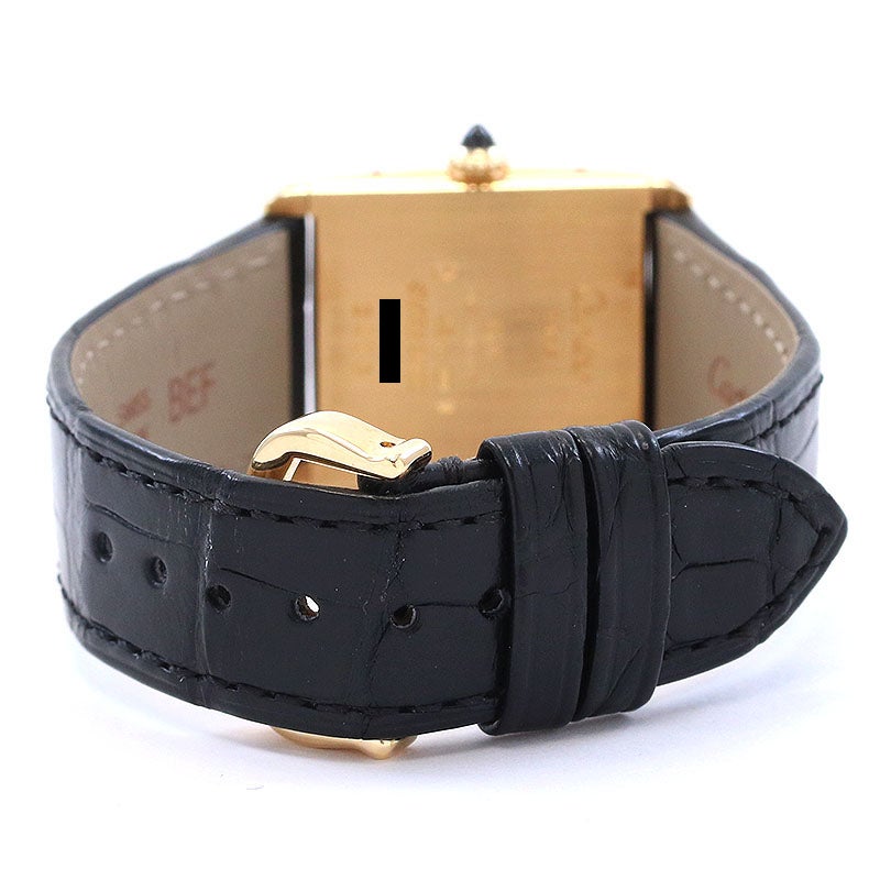 【OH済】 カルティエ 【CARTIER】 タンク アロンディ LM エリプス 81722553 (896041) メンズ シルバー K18イエローゴールド 腕時計 時計 TANK ARRONDIE / TANK ELLIPSE LARGE MODEL SILVER K18YG 【中古】 中古】CARTIER TANK ARRONDIE / TANK ELLIPSE LARGE MODEL カルティエ